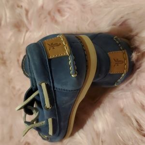 Frye dark blue 💙 leather loafer, moccasins size 8